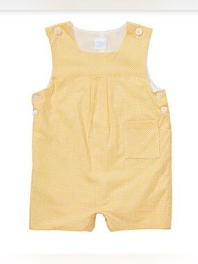 🆕 Edgehill Collection | Baby Boys Cotton Gingham Jon Jon Shortall - 100% Cotton